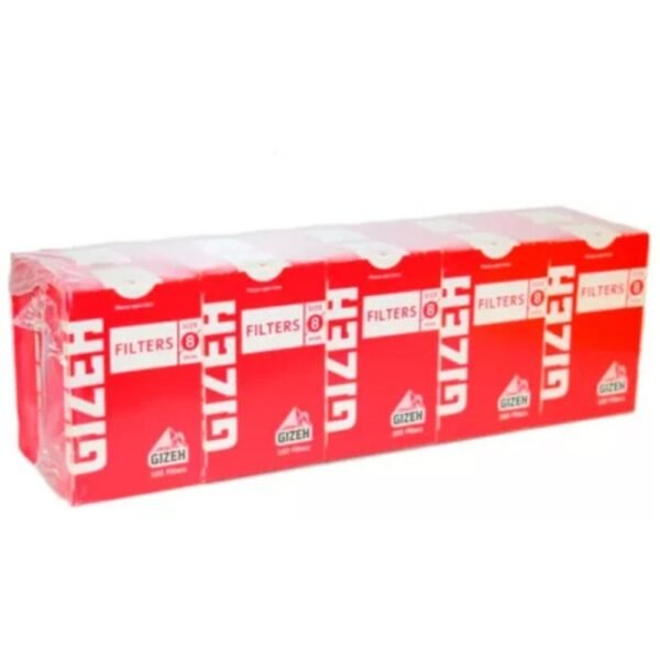 FILTRO GIZEH  REGULAR 8mm x 10 Cajas x 100u